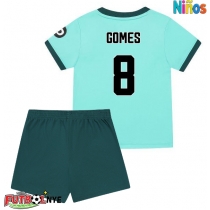 Camiseta Wolves Joao Gomes #8 Visitante Equipación para niños 2025-26 manga corta (+ pantalones cortos)